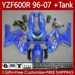 Body +Tank For YAMAHA Gloss blue Thundercat YZF600R YZF 600R 600 R 96-07 Bodywork 86No.94 YZF-600R 1996 1997 1998 1999 2000 2001 YZF600-R 96 02 03 04 05 06 07 Fairings