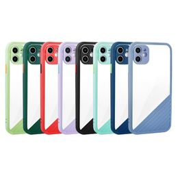 Mobile phone case suitable for ip 12 simple pure color dynamic case 12 pro xs max 11 protective cover