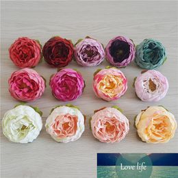 10PCS 13COLORS Silk Peony Flower Heads Artificial Flowers for DIY Home Party Wedding Decoration Backdrop Flores Flower Wall