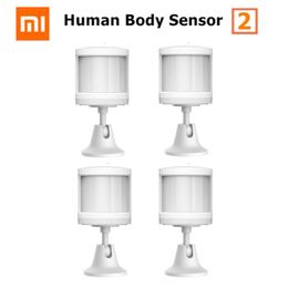 Original Xiaomi Mi Motion Sensor 2 Human Body Sensitive Ambient Light Dark Transducer Bracket Bluetooth Mesh Work With Mihome