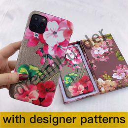 Fashion Phone Cases For iPhone 13 pro max 12 case MINI 11 13pro 12promax XR XS XSMAX cover PU leather Samsung shell S20 PLUS S20U S20P NOTE 10 20 ultra with box
