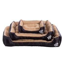 Waterproof For Warm Winter Bed Dogs Washable Dog Baskets Puppy Kennel Soft Pet Cat Beds S-3XL cama perro 201223