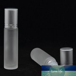 1pcs 10ml Thick Amber Glass Roll On Essential Oil Empty Perfume Bottle 10cc Stainless Steel Roller Ball Free Shipping