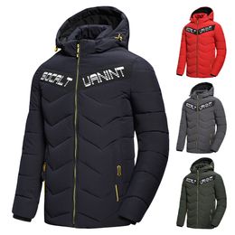 Men's Winter New Casual Hooded Waterproof Jackets Parkas Coat Men Outwear Fashion Windproof Warm Thick Parkas Jackets Men 201123