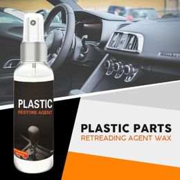 Car Interior Renovated Coating Paste Plastic Parts Retreading Agent Wax Instrument Wax Car Dashboard Reducing Agent 30ML 50ML12945
