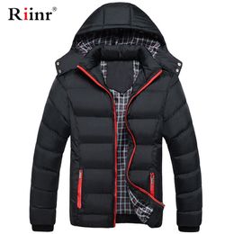 M-5XL Hooded Collar Men Winter Jacket New Fashion Warm Wool Liner Man Jacket and Coat Windproof Male Parkas Casaco 201023