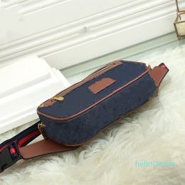 TOP 2022 Designers Luxury Waist Bags Canvas handbags Cross Body Inclined Shoulder Lady Belt Chest embossing Fanny Pack Billfold Clutch bag