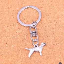 Fashion Keychain 23*15mm double sided dog Pendants DIY Jewellery Car Key Chain Ring Holder Souvenir For Gift
