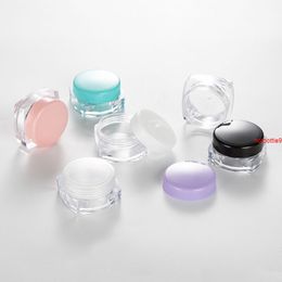 100 X 10g Empty Plastic Jar Box Makeup Nail Art Bead Storage Container Portable Cosmetic Cream Pot Bottlegood qualtity