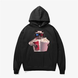 Mr.1991INC&Miss go brand Men 3D plus velvet inner Printed Funny Hip HOP Hoodies Streetwear Hooded Fashion style 201103