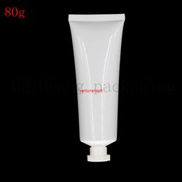 50pcs 80g black white screw lid White Plastic Soft Tubes Empty Cosmetic Cream Emulsion Lotion Packaging Containersgood package