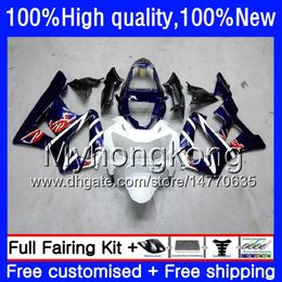 Body For HONDA CBR900 RR CBR 929RR 900CC 929CC 900 929 RR CC 900RR 50HM.11 CBR900RR CBR929RR 00 01 CBR929 RR 2000 2001 Fairings Factory blue