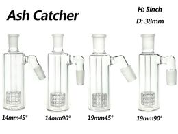 Glass Hookah parts and Accessories Ash Catcher 14/19mm diffuser with Tyle perc. 14mm or 19mm 45° or 90° CA003A