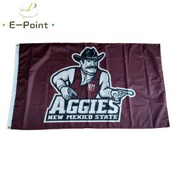 NCAA New Mexico State Aggies Flag 3*5ft (90cm*150cm) Polyester flag Banner decoration flying home & garden flag Festive gifts