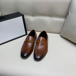 Hot Sale Classic Men's Dress Shoes Mens Genuine Leather Party Wedding Flats Male Brand Designer Formal Oxfords Size 38-44