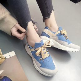 Hot sale-New Women Casual Sneaker Blue Red Black Mesh All-match Fashion Womens Outdoor High Cloth Shoes Sneakers Free Shipping Size 36-39