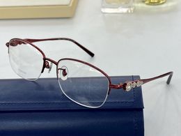 Elegant women's high quality titanium frame, new IP plating exquisite eyeglass frame, 100% pure titanium VCHA77J
