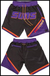 Phoenix''Suns''Men Just Don Hardwood''Classics Pocket Best Mesh Basketball Shorts