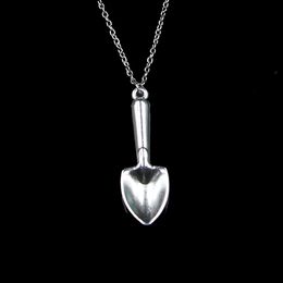 Fashion 51mm Shovel Spade Trowel Gardening Pendant Necklace Link Chain For Female Choker Necklace Creative Jewellery party Gift