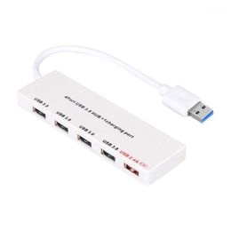 1 PC USB Hubs High Quality 4 Port USB 3.0 HUB Switch Charging 2.4A 4 3.0 Up to 5Gbps Speed For PC Computer Accessories #711