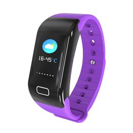 Smart Bracelet Blood Pressure Blood Oxygen Heart Rate Monitor Smart Watch Waterproof Pedometer Sports Smart Wristwatch For Iphone Android