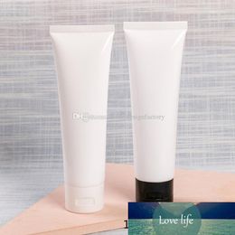 100ml White Plastic Hose Facial Cleanser Moisturiser Container Beauty Cosmetic Packaging Empty Bottle