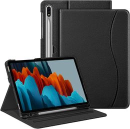 Fintie Case for Samsung Galaxy Tab S7 11'' (Model SM-T870/T875/T878) with S Pen Holder, Multi-Angle Viewing Stand Cover with Pocket Auto with Sleep Wake