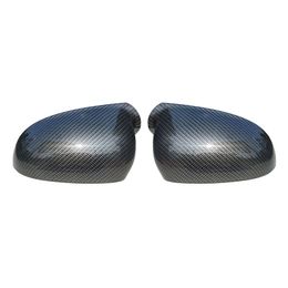 Car Styling 1 Pair Rear Wing Side Mirror Housings Cover Fits For Passat B6 J-etta MK5 G-olf MK-5 P-assat L-avida 2006-2012