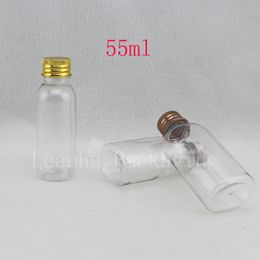 55ml clear empty liquid plastic bottles Empty refillable cosmetic container skin care lotion bottles,essential oils PET vial