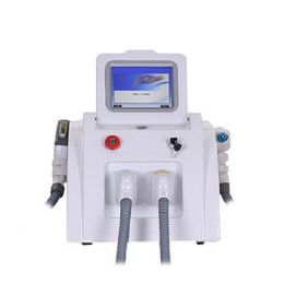 Multifunctional Beauty Machine 2 handle Ipl Laser Nd Yag Permanent Hair Remover ipl hair reduction q switch laser tattoo removal
