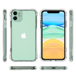 1.5MM Frosted TPU Transparent Phone Case For iPhone 12 Mini 12 11 Pro MAX XS XR XS MAX 7 8 Plus