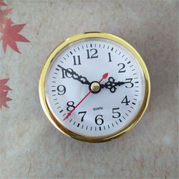 5PCS Gold Insert Quartz Clock Movement Diameter 80mm Insert Clock for DIY Clock Accessories 201120