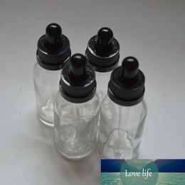 5pcs Clear 30ML Glass Dropper Bottle 1 Oz Empty Bottles With Glass Droppers Essential Oil Perfume Sample Container