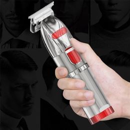 Professional Electric Hair Clipper Trimmer for Men Blade Lithium 1400mAh 7200RPM Cutting Machine Barber Shop 220216