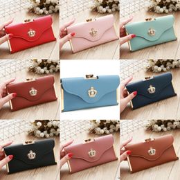 Hot Sale UK Womens Trendy PU Clutch Card Holder Purse Box Handbag Bag Leather Women Long Wallet