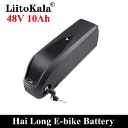 LiitoKala 48V 10Ah Hailong Electric Bike Lithium Battery for Bafang USB Port High Power