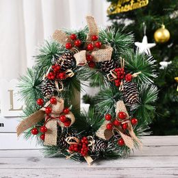 Year 2022 Christmas Wreath Decorations For Home Wooden Luminous Elk Tree Pendant Ornament Kerst Decor Cycling Caps & Masks
