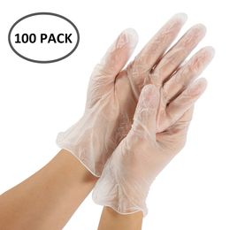 100 pcs Thickness Disposable Nitrile Gloves work Glove Food Prep Cooking Gloves / Kitchen Food Service Cleaning Gloves safety 201021