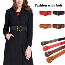 Designer classic luxury women's belt decoration wide belt top quality skirt dress coat fashion waist seal gifts