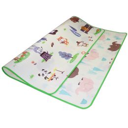 Baby Play Mat 0.5cm Thick Crawling Mat Double Surface Baby Carpet Rug Zoo+Fruit Alphabet Developing Mat for Children Game Pad LJ201113