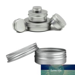 20pcs 5g 10g 15g 20g 30g 50g Aluminum Cream Jar Pot Nail Art Makeup Lip Gloss Empty Cosmetic Metal Tin Containers