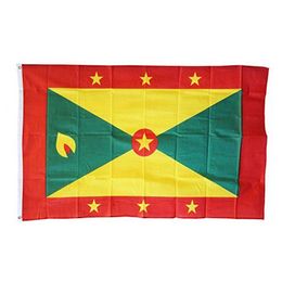 Grenada Flag High Quality 3x5 FT National Banner 90x150cm Festival Party Gift 100D Polyester Indoor Outdoor Printed Flags and Banners
