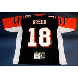 Mitch Custom Football Jersey Men Youth Women Vintage 18 A J GREEN Rare High School Size S-6XL or any name and number jerseys