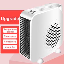 FreeShipping 2000W Mini Fan Heaters Energy-saving Electric Heaters Home Indoor Table Portable Warmer Silent Heaters Temp Control 220V