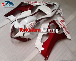 Red White For Suzuki 2003 Bodywork Fairings 2004 GSXR1000 GSX-R1000 K3 03 04 GSXR 1000 Fairing Kit (Injection Molding)
