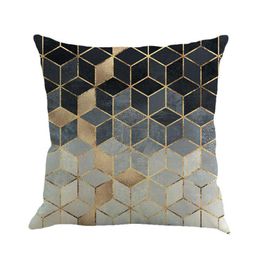 Hot Sale Geometry Painting Linen Cushion Pillow case