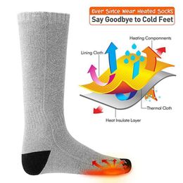 Sports Socks Electric Heated Adjustable Warmer Rechargeable Battery For Women Men Winter Outdoor Skiing Cycling Sport Warm Pastes1