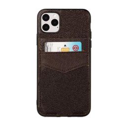 Luxurys Designers Leather Phone Cases For iphone 13 Pro Max 12 mini 11 XS XR X 8 7 Plus Luxury Fashion Print Design Card Slot Leathers Case Mobile Shell