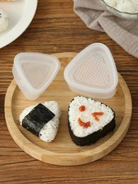 Triangle Rice Ball Sushi Moulds Kitchen Tools Rice Tray Children's Lunch DIY Food Onigiri Maker Home Cooking Accessories 2pcs/set