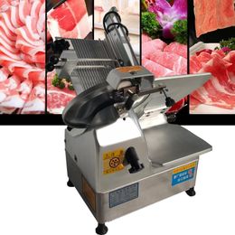 Electric mutton roll meat cutter meat grinder automatic beef mutton potato slice bread food chopper grinder 370W